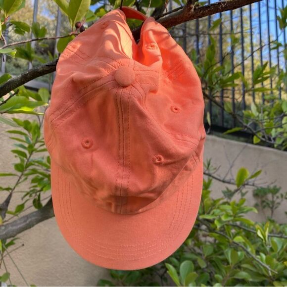 🧢Bundle of Three Baseball Caps/Hats Adjustable in Tan, Red and Coral EUC - Picture 4 of 8